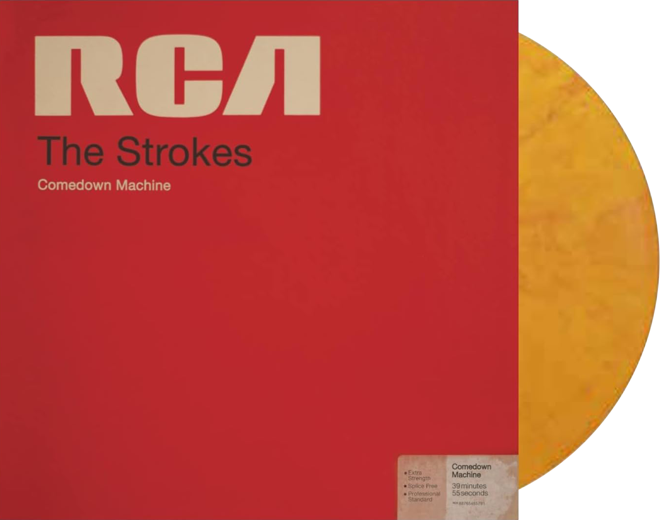 Image of Artwork for The Strokes's Comedown Machine (Orange Marbled LP)